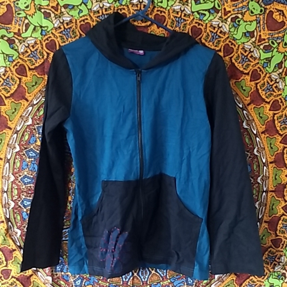 Namaste Gypsy Rose Festival Cotton Hippie Hoodie